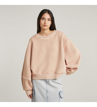 G-Star Beigefarbenes Overdyed Sweatshirt in bergre 