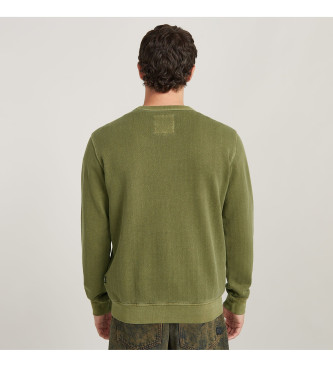 G-Star Sweatshirt Overdyed grn