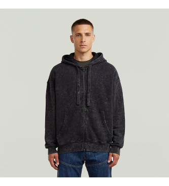 G-Star Sweatshirt solta lavada preta