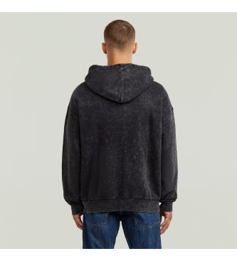 G-Star Sweatshirt solta lavada preta