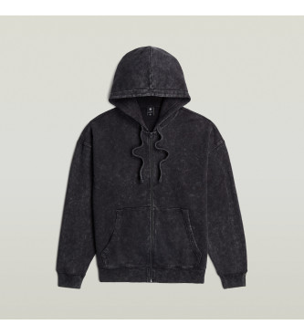 G-Star Sweatshirt solta lavada preta