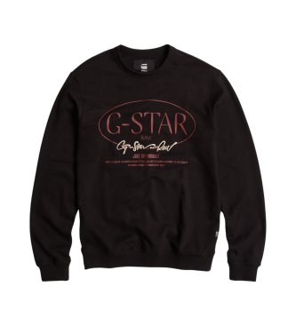 G-Star Cirkel sweater G-Star Grafisch zwart