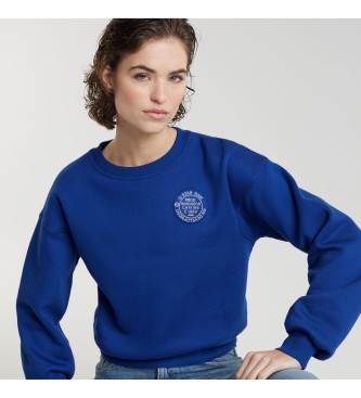 G-Star Circle Graphic Los sweatshirt blauw