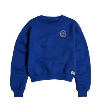 G-Star Circle Graphic Los sweatshirt blauw