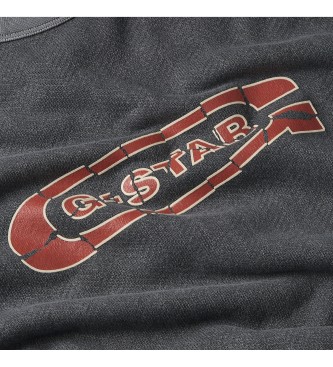 G-Star Destroyed G Gewassen sweatshirt grijs