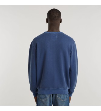 G-Star Sweater Destroyed G Logo marine