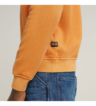 G-Star Sweatshirt Destroyed G Logo laranja