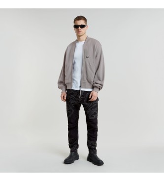 G-Star Bluza GA-1 Graphic Loose Bomber w kolorze szarym