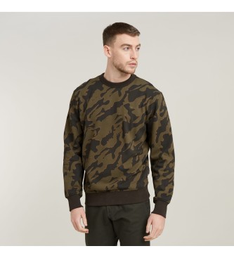 G-Star Island Camo sweatshirt green