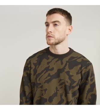 G-Star Island Camo sweatshirt green