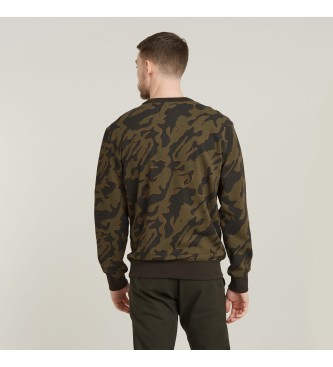 G-Star Island Camo sweatshirt green