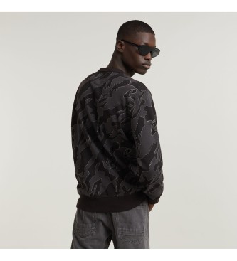 G-Star Island Camo sweatshirt zwart