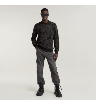 G-Star Island Camo sweatshirt svart