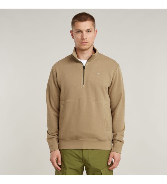 G-Star Sweat-shirt beige Nifous Half Zip