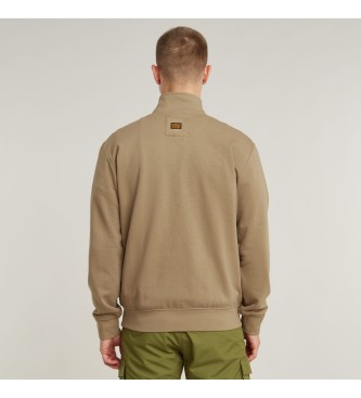 G-Star Sweat-shirt beige Nifous Half Zip