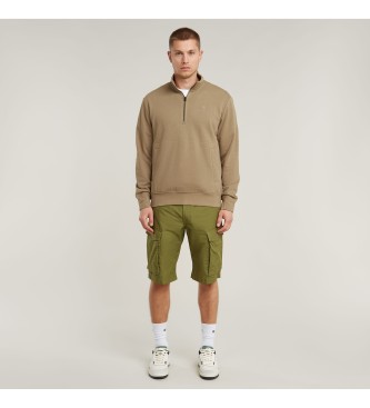 G-Star Sweat-shirt beige Nifous Half Zip