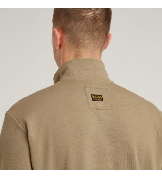 G-Star Sweat-shirt beige Nifous Half Zip