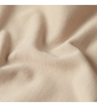 G-Star Felpa beige con grafica di spedizione