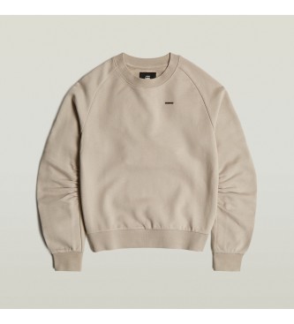 G-Star Sweatshirt Mouwconstructie bruin