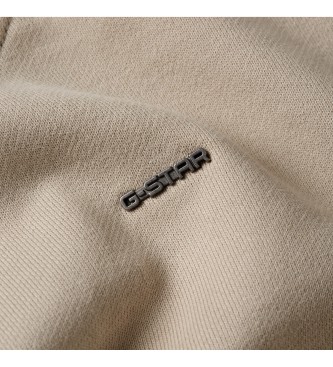 G-Star Sudadera Sleeve Construction marrn