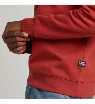 G-Star Stacked Old Skool Logo Sweatshirt rot