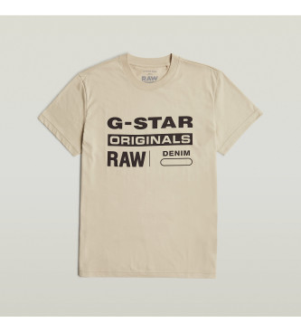 G-Star T-shirt bege original