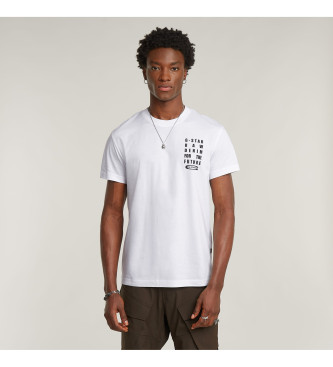 G-Star Camiseta Texto blanco