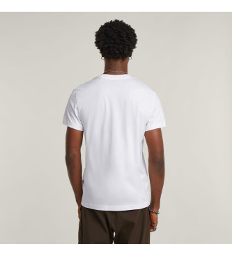 G-Star T-shirt Texto branco