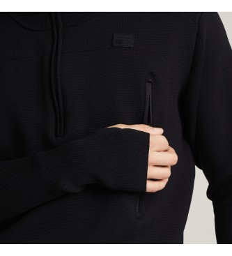 G-Star Tech Half Zip Strickpullover schwarz