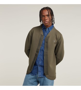 G-Star Tech liner loose knitted jacket green