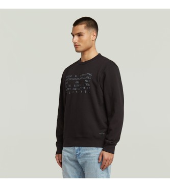 G-Star Text Graphic sweatshirt black