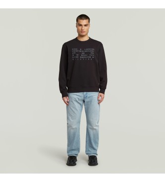 G-Star Text Graphic sweatshirt black