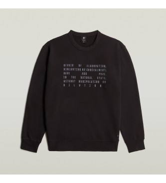 G-Star Text Graphic sweatshirt black