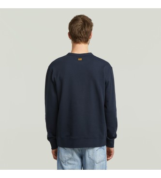 G-Star Sudadera Text Graphic marino