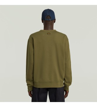 G-Star Sudadera Text Graphic verde