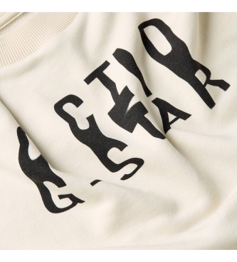 G-Star Chroma Graphic Loose beige sweatshirt