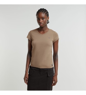 G-Star Eyben Slim T-shirt marron