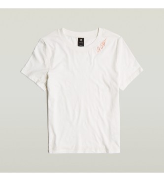 G-Star Faux Embro Logo T-shirt white