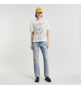 G-Star Faux Embro Loose T-shirt white