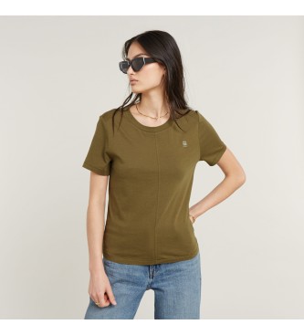 G-Star T-shirt  couture avant vert