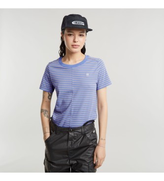 G-Star Front Seam Stripe T-shirt blau