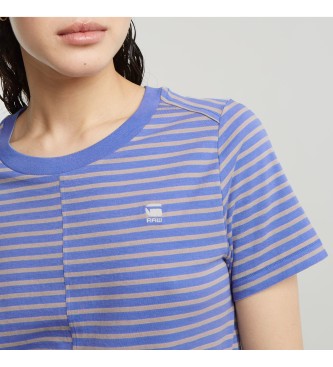 G-Star Front Seam Stripe T-shirt blau