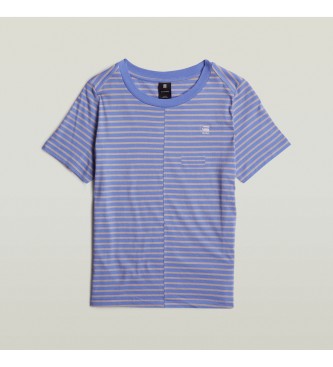 G-Star Front Seam Stripe T-shirt blau