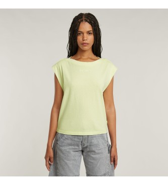 G-Star Camiseta Mini G-Script Logo verde