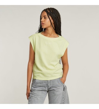 G-Star Camiseta Mini G-Script Logo verde