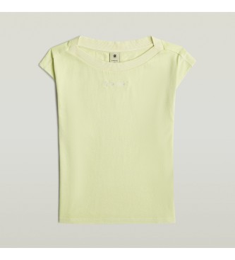 G-Star Camiseta Mini G-Script Logo verde
