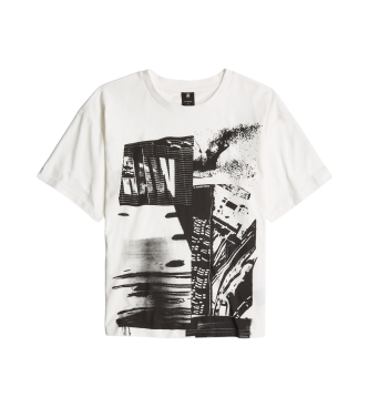 G-Star T-shirt Multi Print Lose wei