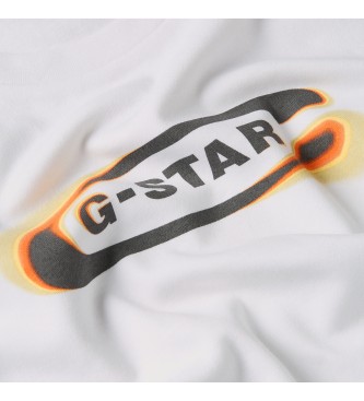 G-Star Old Skool Logo T-shirt hvid