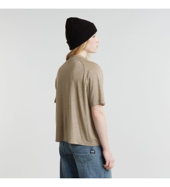 G-Star Saddle Sleeve Boxy T-shirt braun