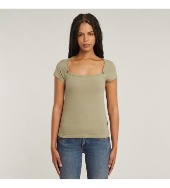 G-Star Camiseta Sweet Heart Slim beige